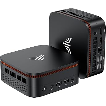 NiPoGi Pinova P1 Mini PC A-MD Ryzen 3300U W11 Pro 4C/4T MAX. 3.5GHz Better than 3200U/N100 16GB DDR4 RAM Max.32GB + 1TB SSD Max.4TB Computer 4K Triple Display/WiFi 5/BT/LAN Office/Education/Multimedia