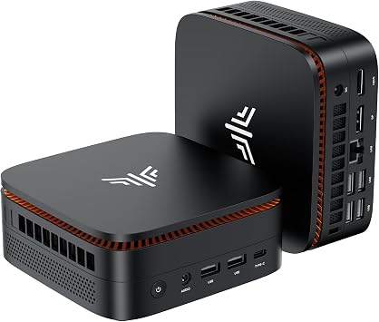 NiPoGi P1 Mini PC AMD Ryzen 3300U4C/4T,up to 3.5GHz, Mini PC Windows 11 Pro 16GB RAM 1TB M.2SSD,4K Triple Display/LAN/WiFi/BT/USB3.2 Type-C/HDMI 2.0/DP 1.4 Mini Computer for Home Office