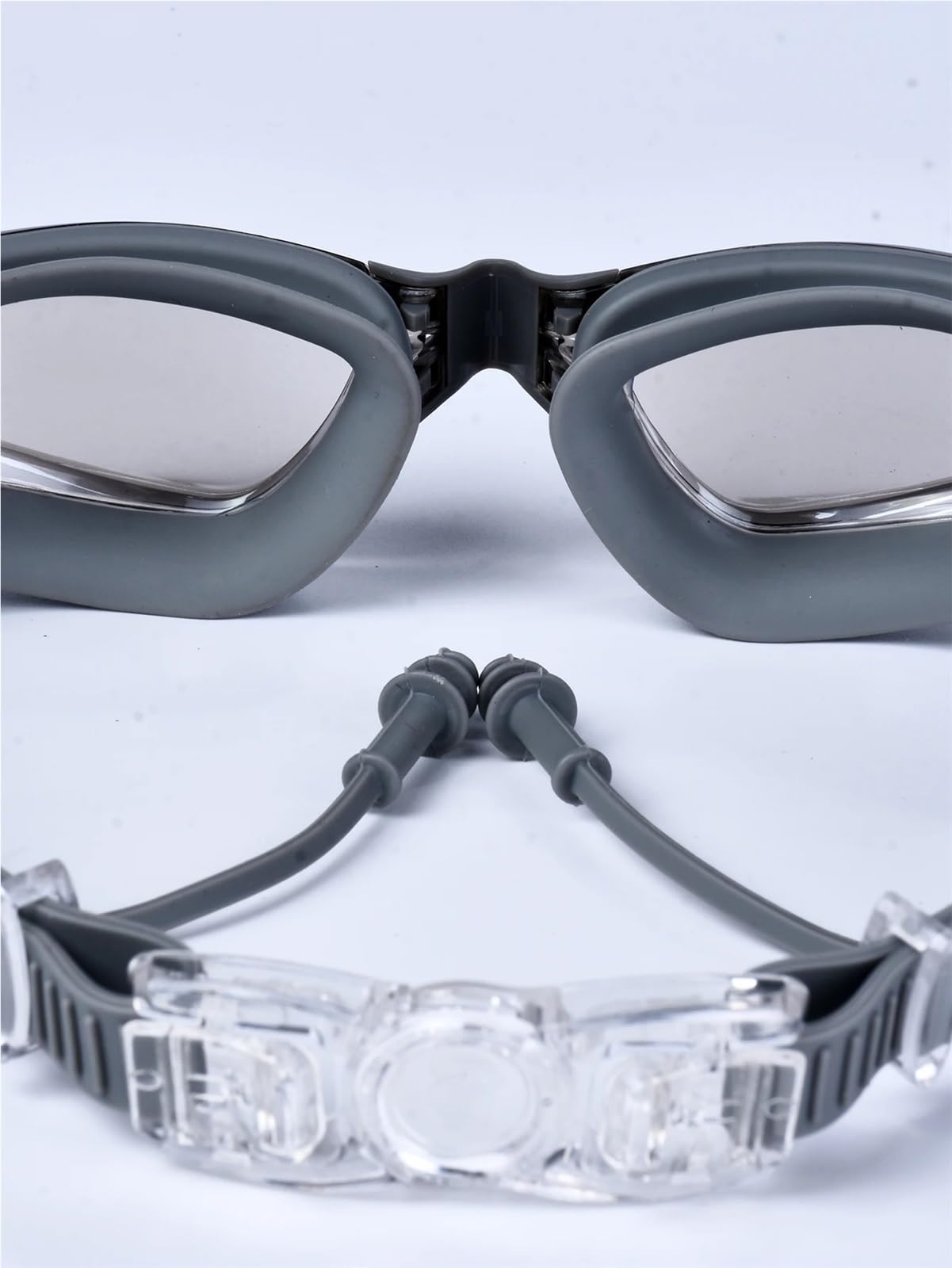Schwimmbrille Hochauflösende wasserdichte und beschlagfreie Schwimmbrille for Männer und Frauen, verstellbare Schwimmbrille für Erwachsene