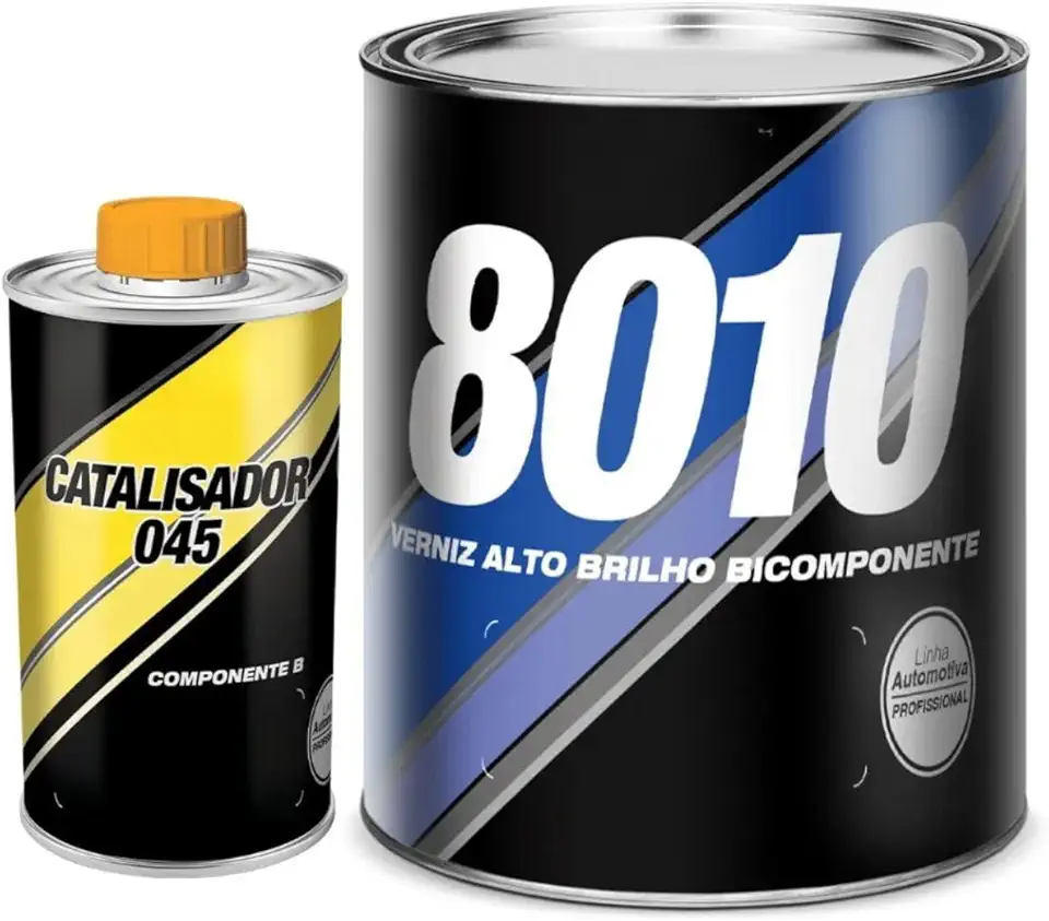 Verniz Automotivo Bi Componente 8010 – Acabamento Brilhante