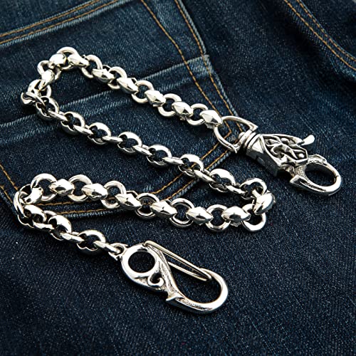 Tribal Sterling Silver Wallet Chains2