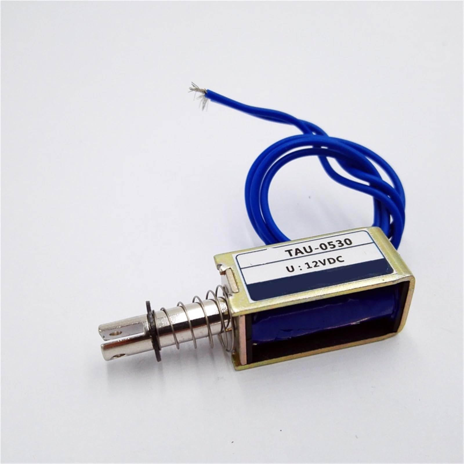 Électroaimant linéaire TAU-0530 12V 24V : solénoïde de traction pour automatisme