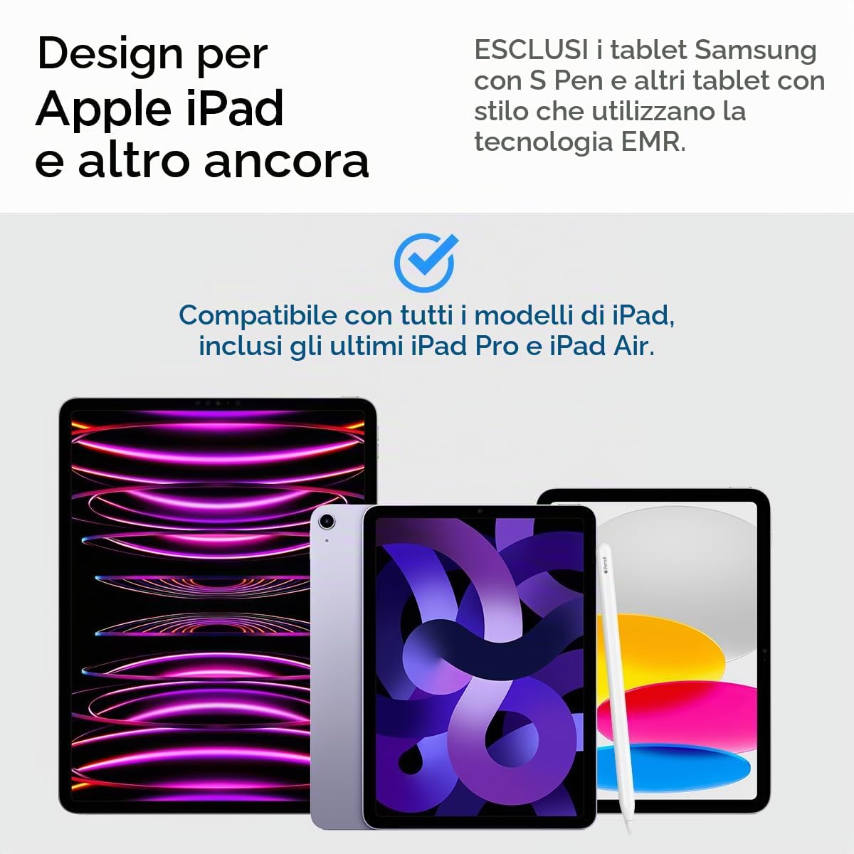 Spigen OneTap - Supporto magnetico regolabile per tablet, compatibile con iPad Pro, Air, Mini, multiangolazione, colore: grigio