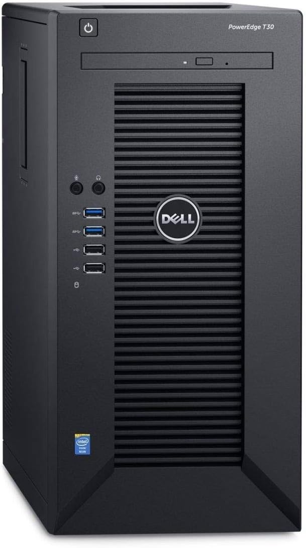 Dell Poweredge T30 Mini Tower Server Desktop , Intel Xeon E3-1225 V5 3.3G, 8M Cache, 8Gb Udimm, 2400Mt/S, 1Tb Hard Drive, Without Key Boar+ Mouse, Without Display Or Monitor