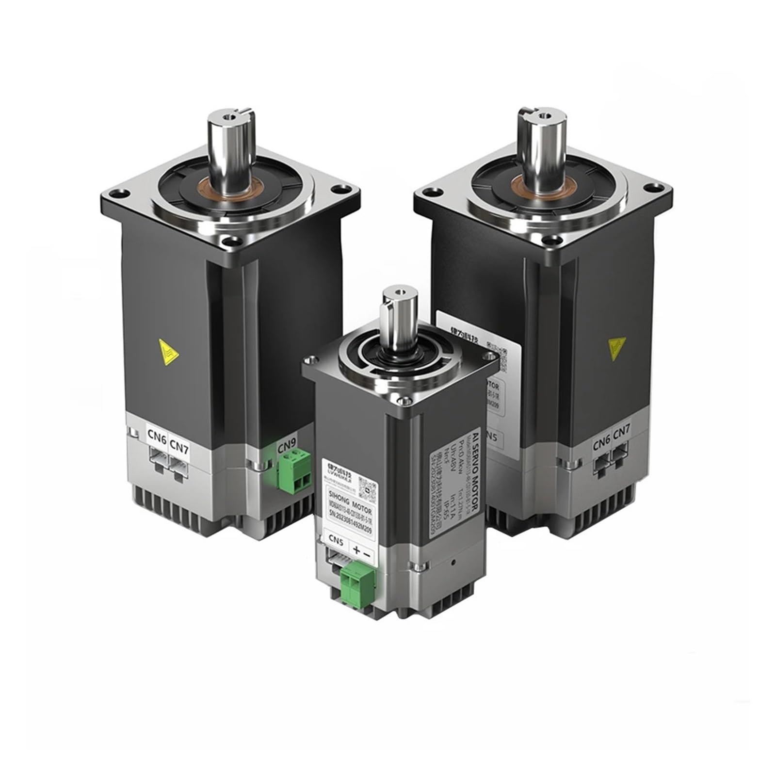 24V 48V 200W 400W 750W DC Servo Electronic Starter Low Voltage Servo Electronic Starter 40mm 57mm 60mm 80mm Flange 17Bit Encoder Pulse Input RS485 3000rpm(80mm Flange 1KW 72V)