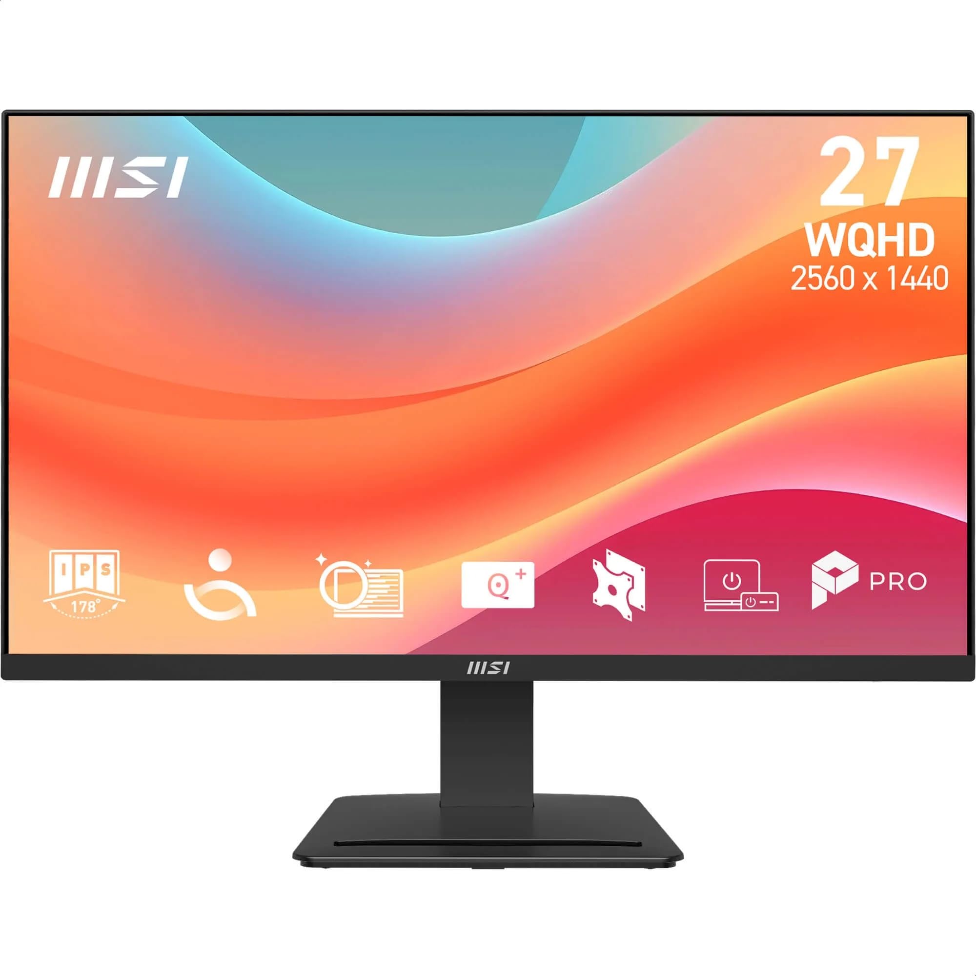 MSI PRO MP273Q E7 27-Inch WQHD Computer Monitor, 2560x1440 IPS