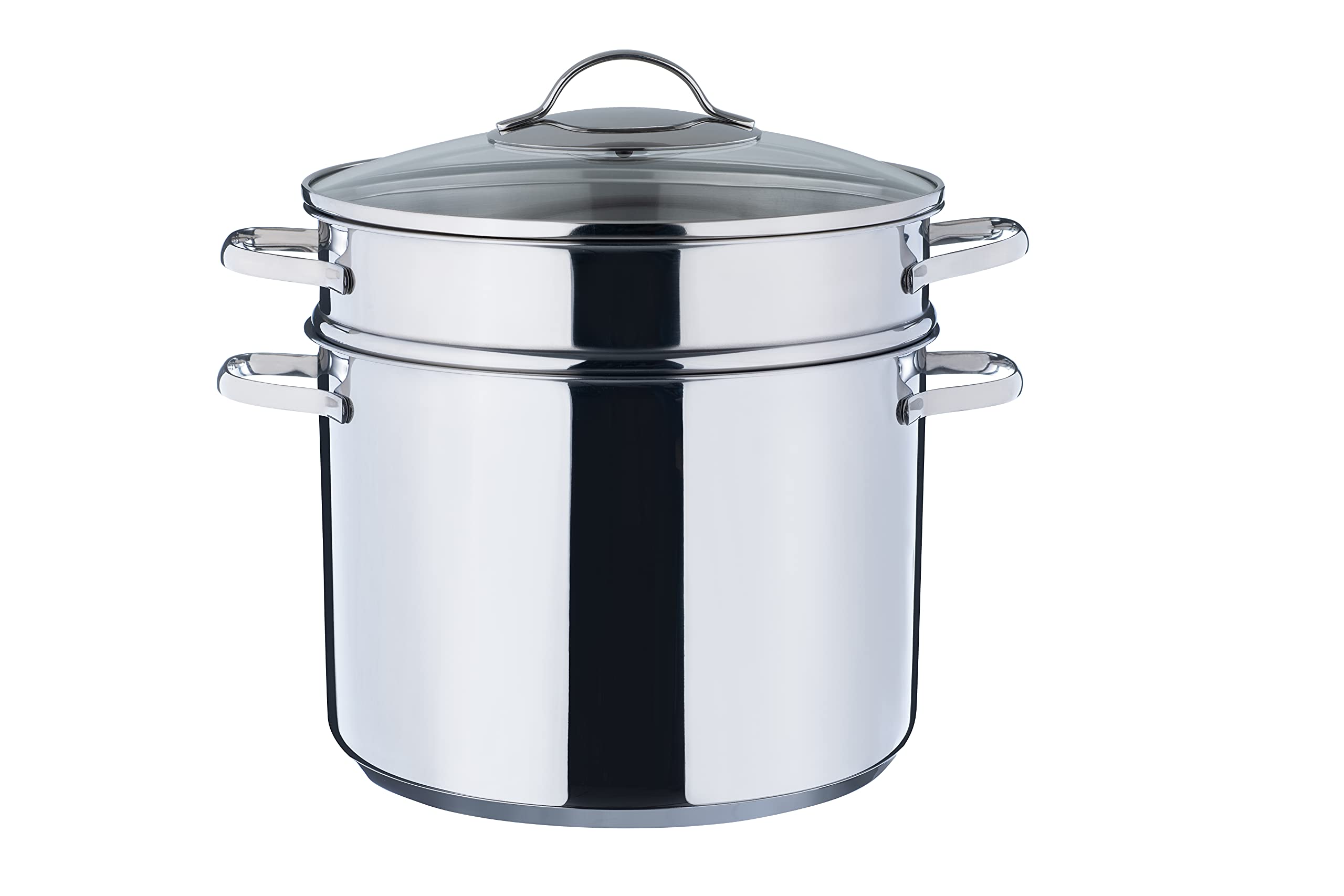 Casserole à pâtes haut de gamme Riess Classico 24 cm avec couvercle GLD