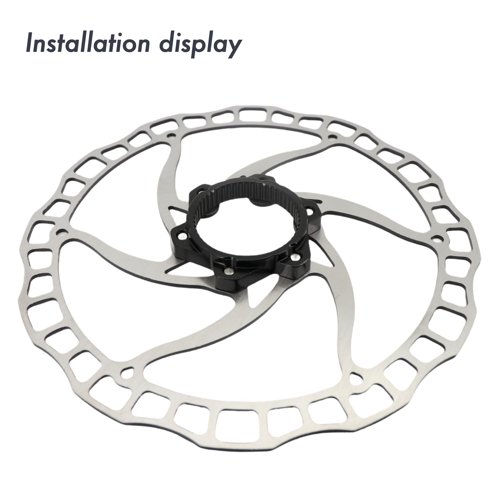 Adaptateur Rotor Centerlock Vers 6 Boulons Pour VTT - Alliage Aluminium Rouge - Compatible 44 Mm - 14