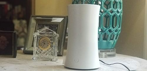 Miniatura 5 de EcoGecko Clean Lines, diseño moderno, larga duración, difusor de aceites esenciales y aromáticos blancos, ambientador de habitación y aire,