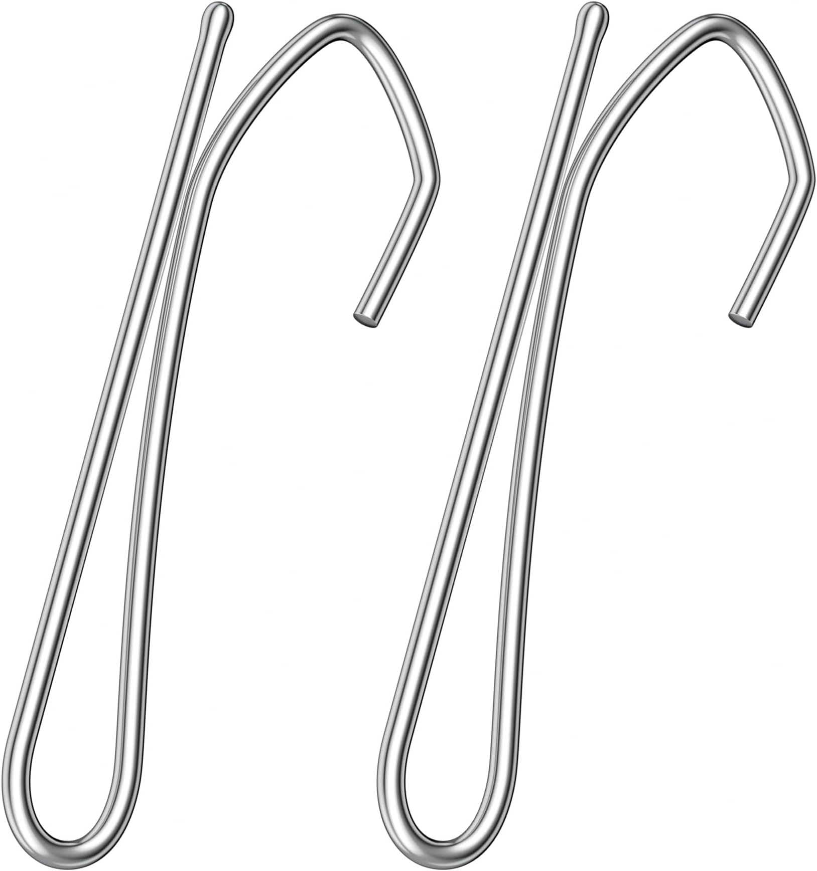 40 PCS Stainless Steel Curtain Hooks,Long Curtain Hooks Amazon.co.uk