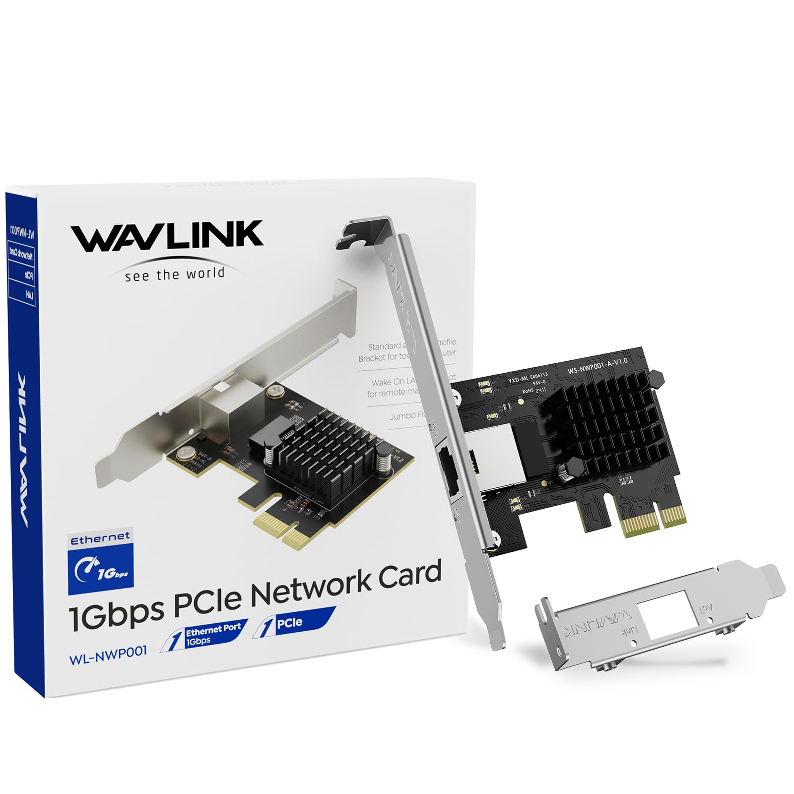 Amazon.com: WAVLINK Gigabit Ethernet PCIE Network Card, 10/100