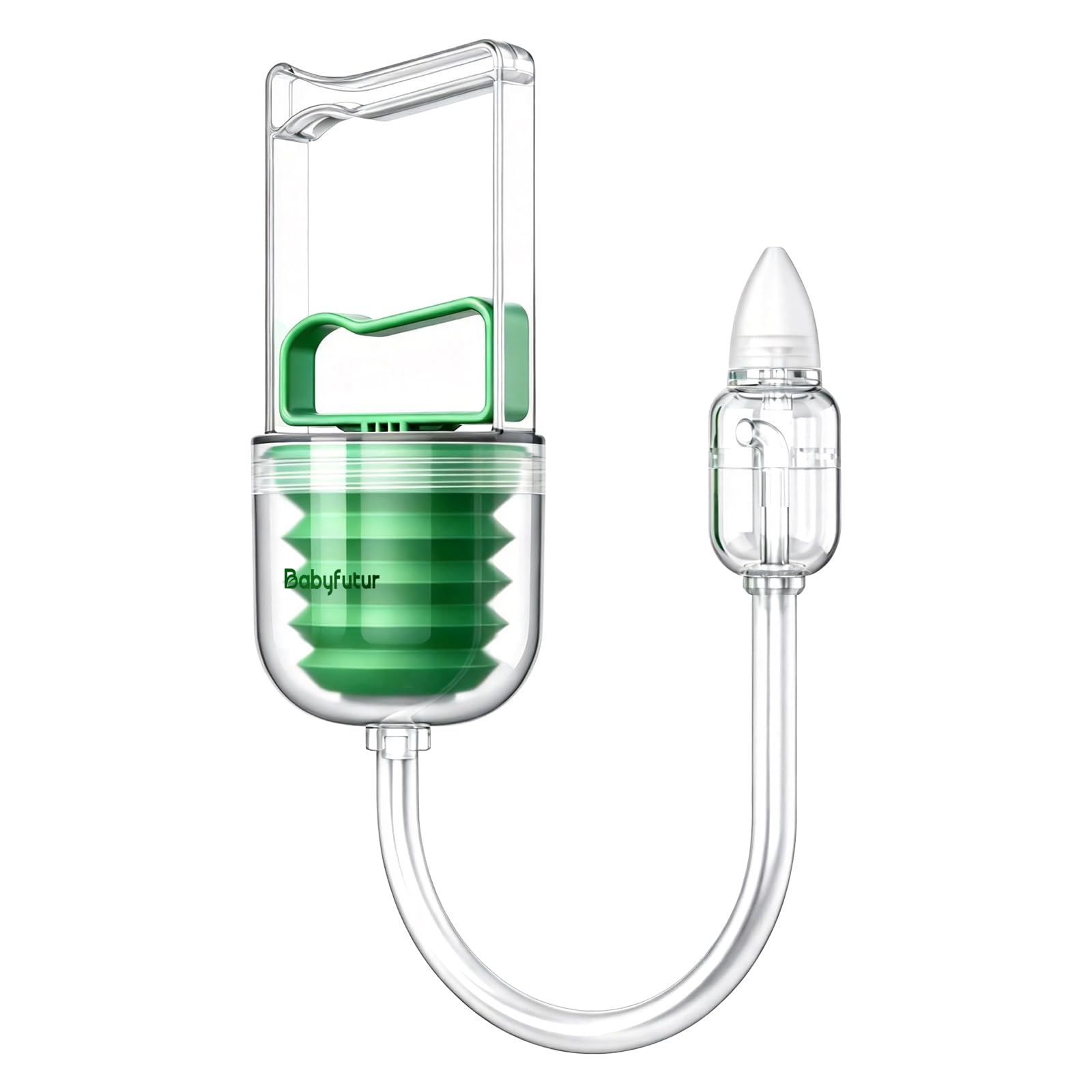 Nasal Aspirator，Baby Futur Nasal Aspirator for Baby – Gentle Nose Sucker for Babies & Kids with Airbag Pump & 2 Silicone Tips (V/U Shapes). Quick, Quiet Mucus Removal for Congestion Relief.-image-11