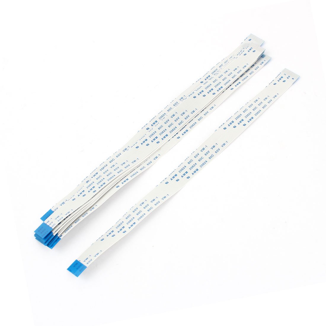 Uxcell 10 Pieces Flexible Flat Ribbon Cable FFC FPC, 1 mm Pitch 8Pin