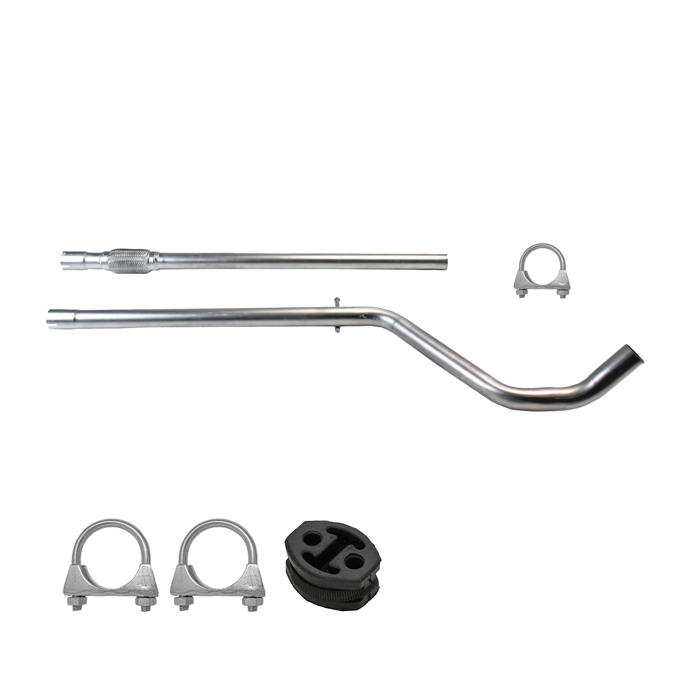 Ferroz Export Ersatz für Abgasrohr für Fiat 500 (C312), Fiat Panda (169), Ford KA (RU8) 1.2 69PS Auspuff