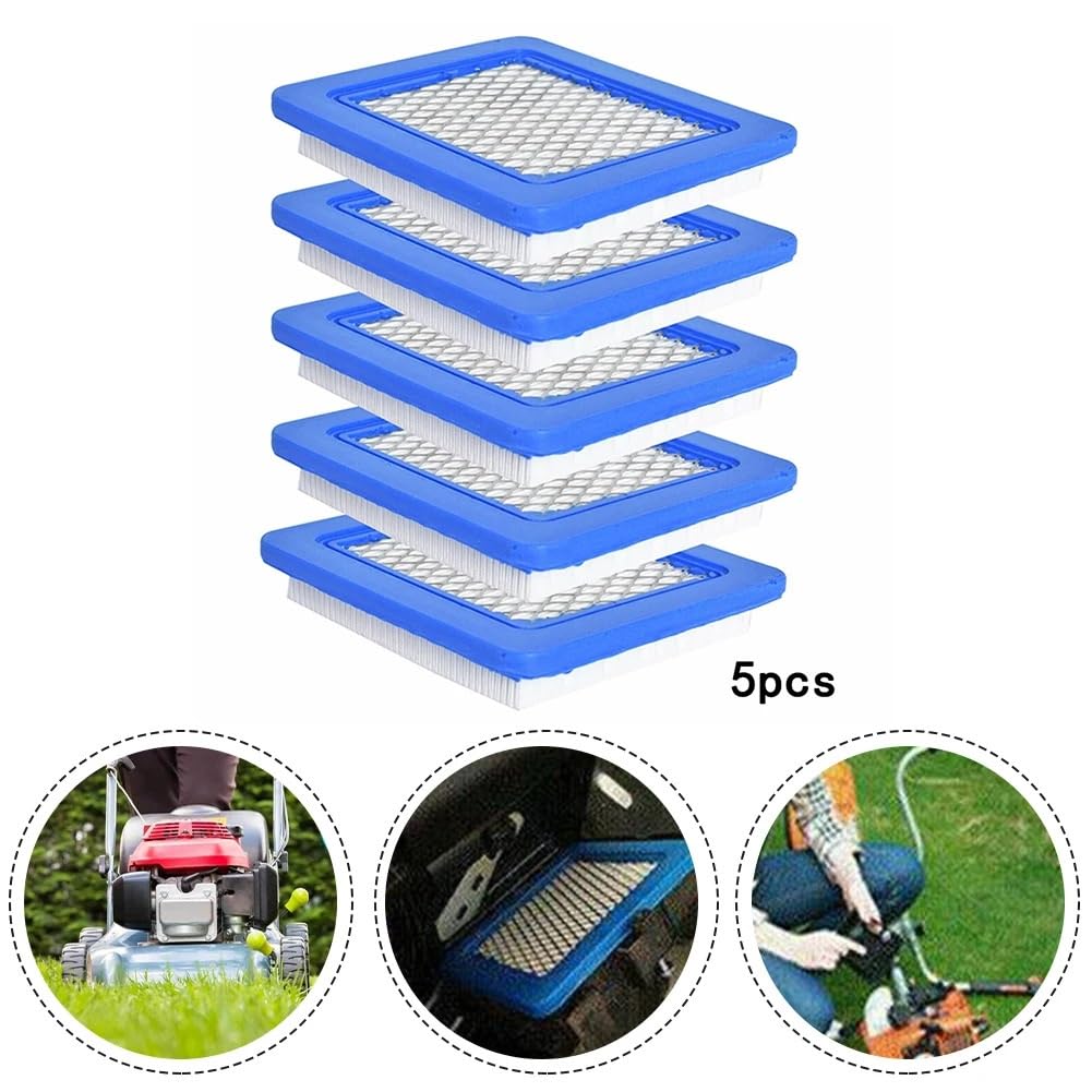 Filtro de Aire for cortacésped Compatible con 491588, 399959 y 491588S. Mejora el Rendimiento del Motor.