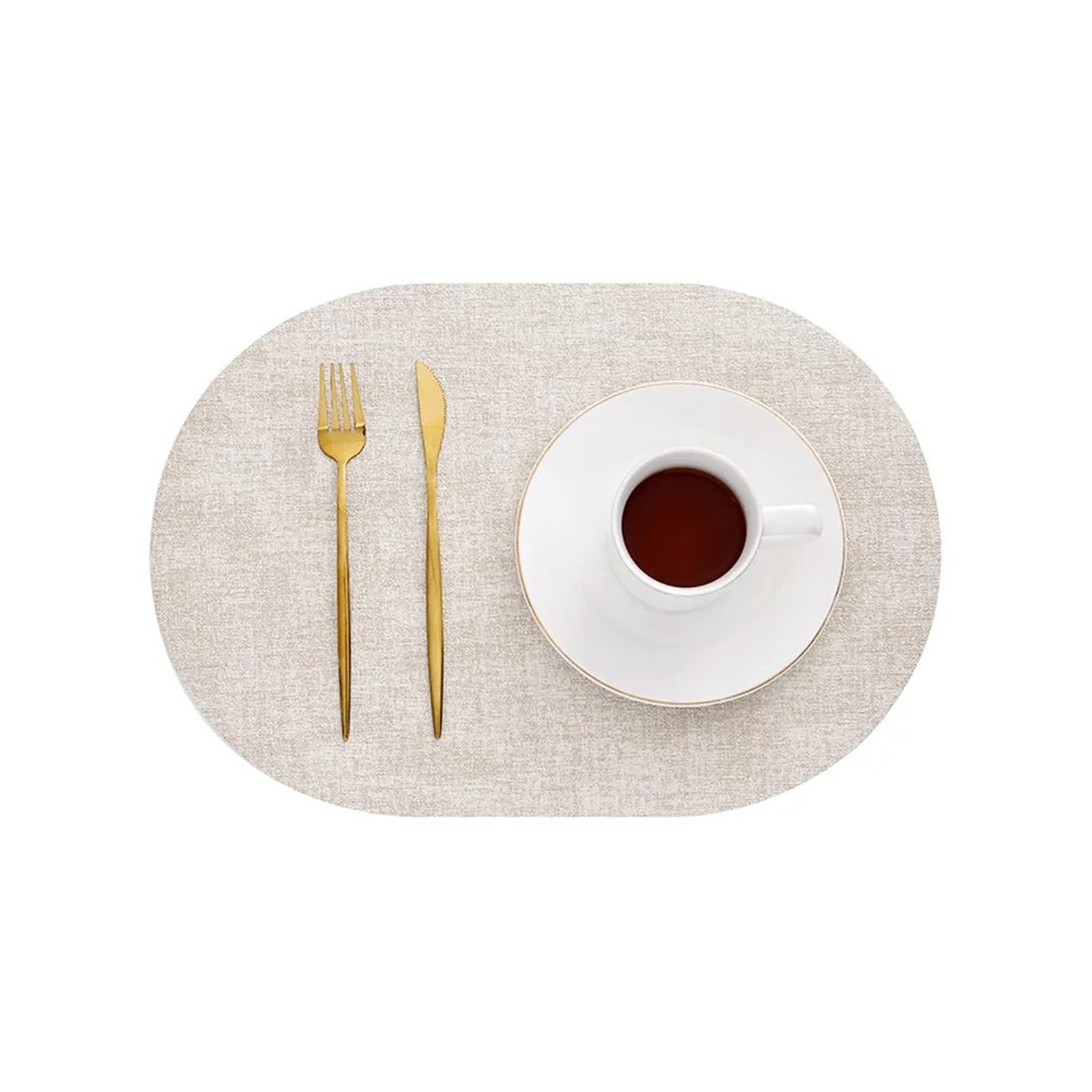 Napperons épais antidérapants Oatmeal 30x44 cm pour table de cuisine