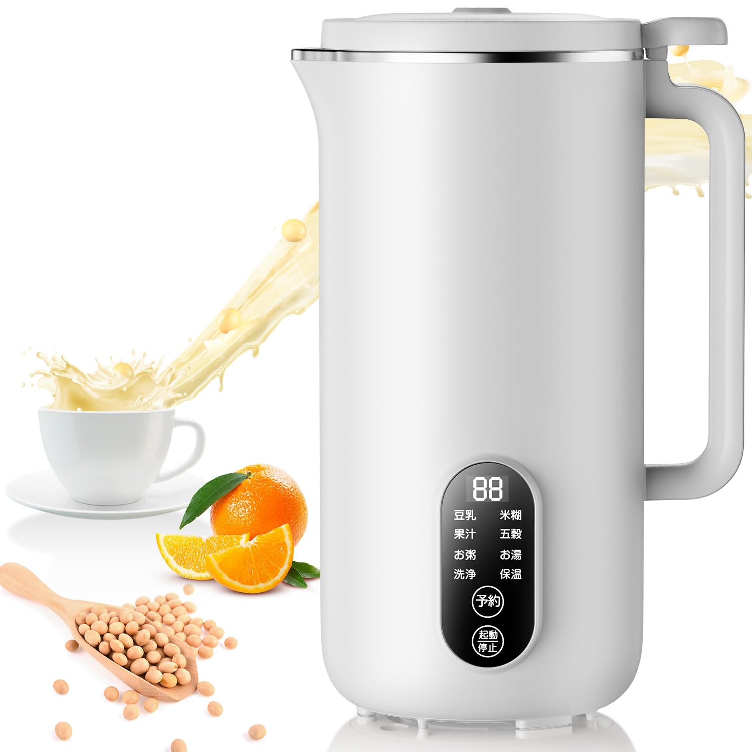 Amazon | Moon River 豆乳メーカー スープメーカー 多機能ジューサー