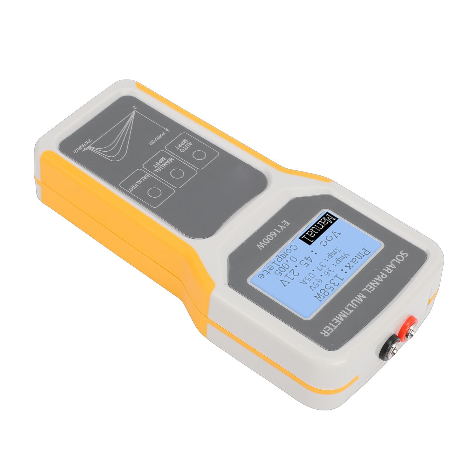 Tester Paneli Słonecznych 5 1600 W, Multimetr Fotowoltaiczny MPPT, Miernik 0,60 A, Przenośne Narzędzie do Rozwiązywania Problemów z Danymi Paneli Fotowoltaicznych za pomocą