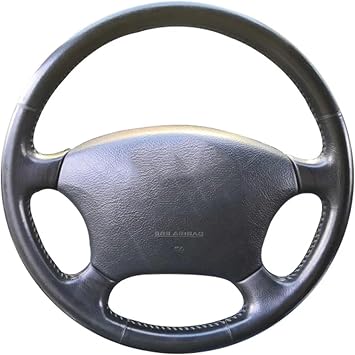 Car Steering Wheel Protective Cover For Toyota For Prado 120 2004-2009 For Land For Cruiser 1995-2007 Braiding Cover Leathe Car Steering Wheel CoverBlue