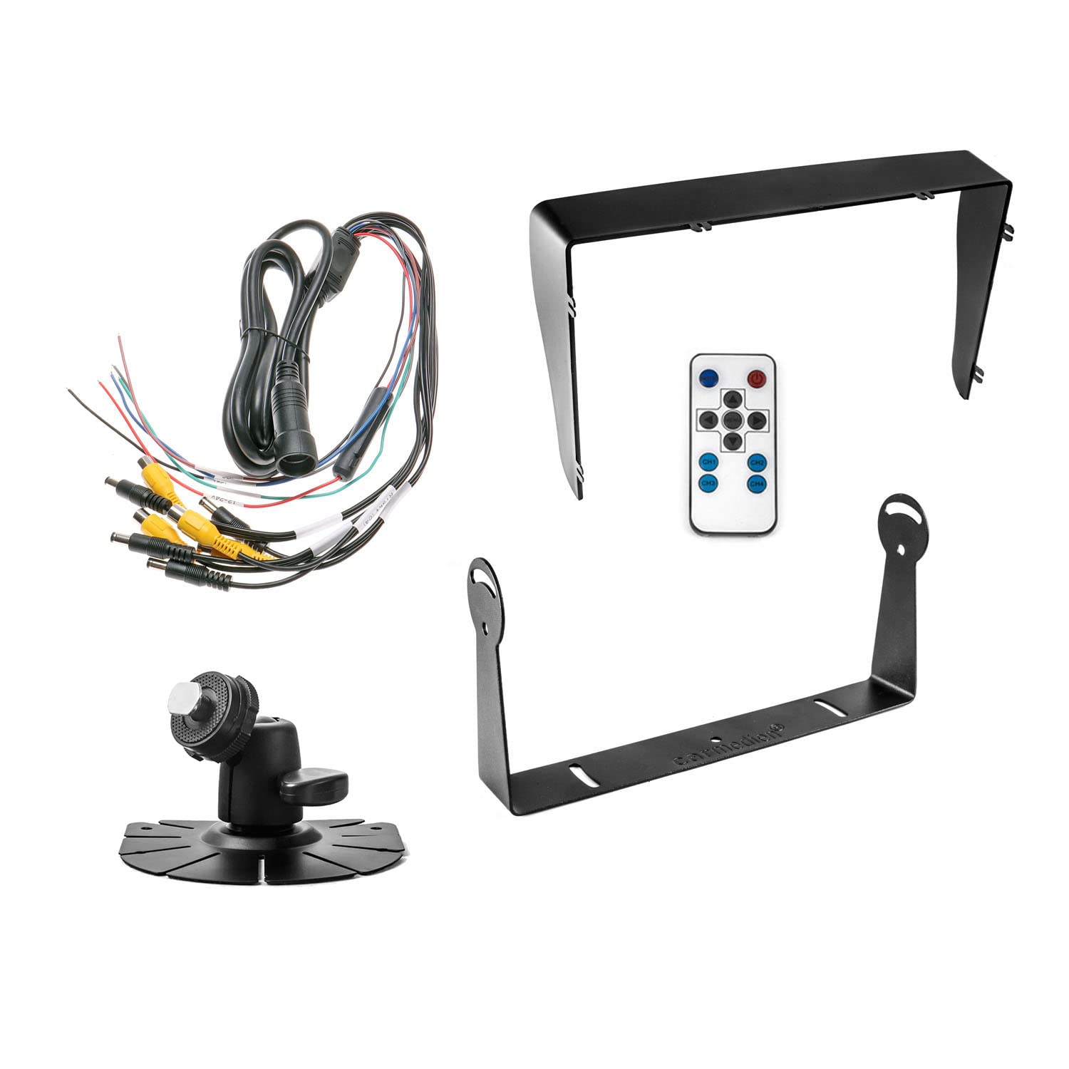 9" Quad Monitor CM-NMR9Q4 4 Fach Split-Screen Video Display LCD LED TFT Bildschirm 12V - 24 Volt Auto