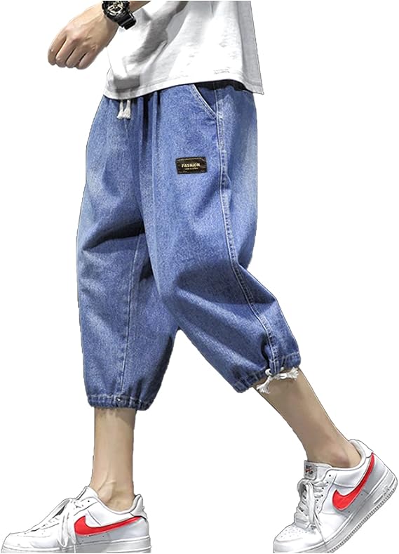 Amazon フェイミー デニムパンツ 七分丈 ジーンズ ショート カジュアル メンズ M Xl ミディアムパンツ 通販