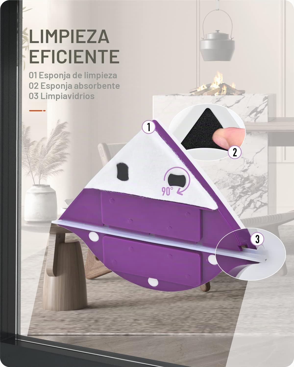 Baffect Inicio Lateral Doble magnético Ventana Limpiador Tanto de Cristal Lado de la Superficie Herramientas Cepillo de Limpieza del limpiaparabrisas para Ventanas Espesor 18-30m