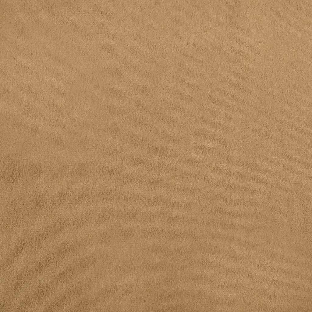 Cama para perros de terciopelo para salón con suave marco de madera de pino y cuatro patas estables como cómoda cama para mascotas para descansar en marrón, 66 x 40 x 45 cm