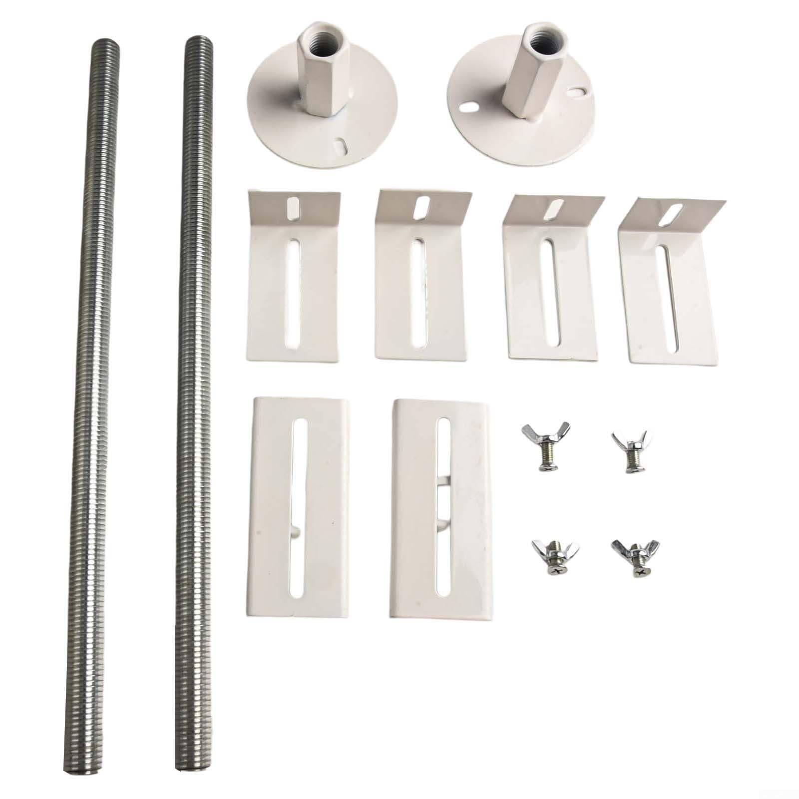 Fixation pour sol Fonte Acier pour Radiateur Classique Fixation(2pcs)