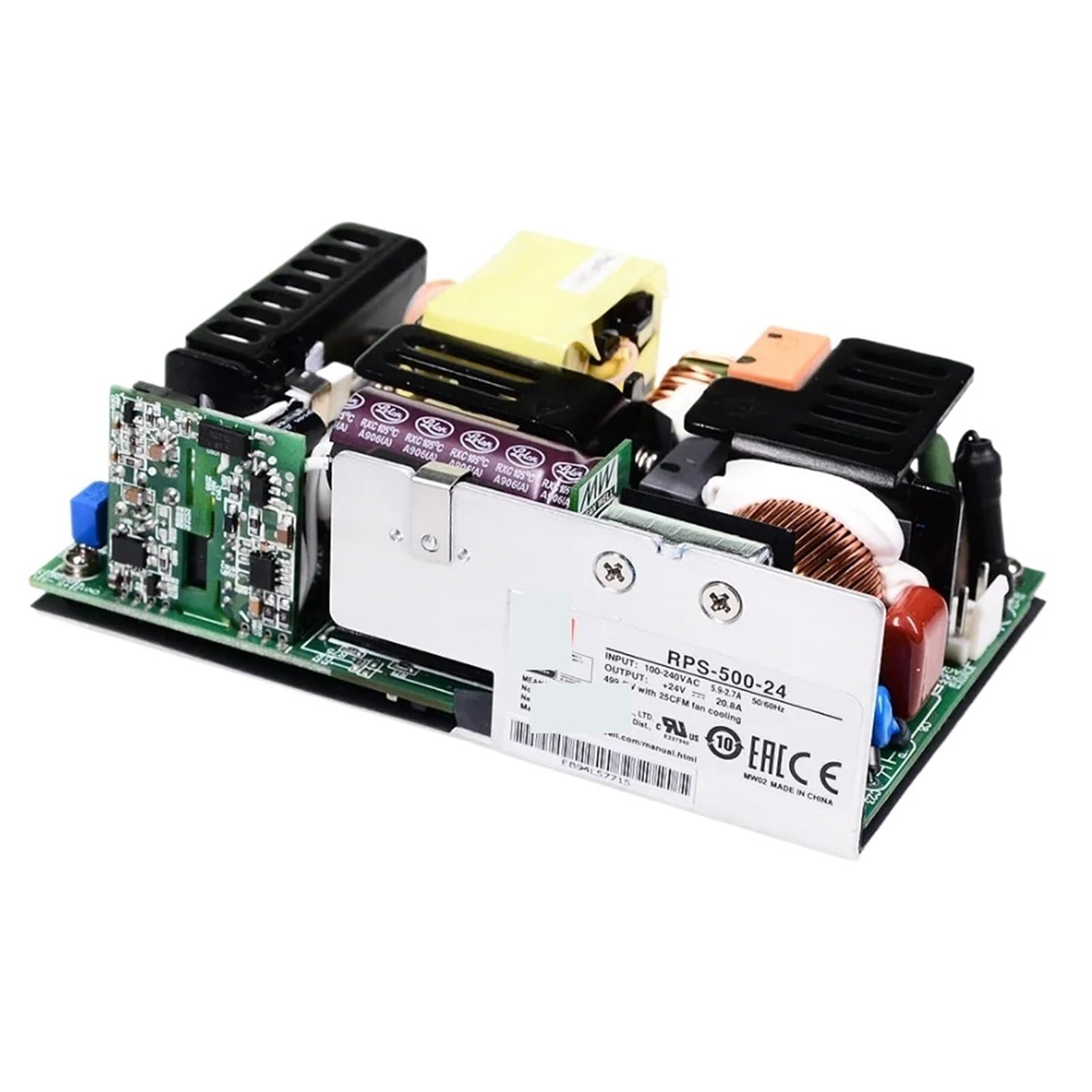 1 x RPS-500 12V 15V 18V 24V 27V 36V 48V 500W medyczny zasilacz PCB typ pusty (RPS-500-12V)