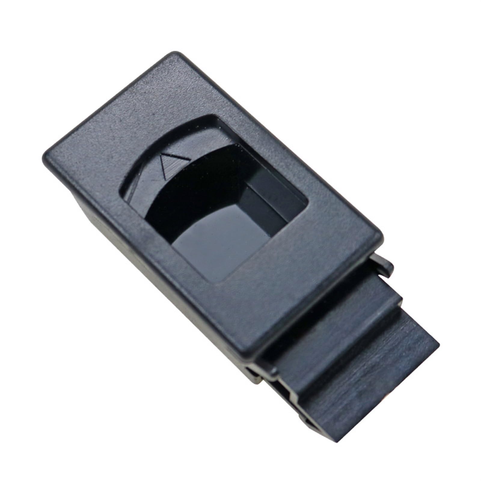 Concealed Handle Simple Plastic Side Door Buckle Concealed Handle PA Buckle Box Buckle 1Pcs(Milky White)
