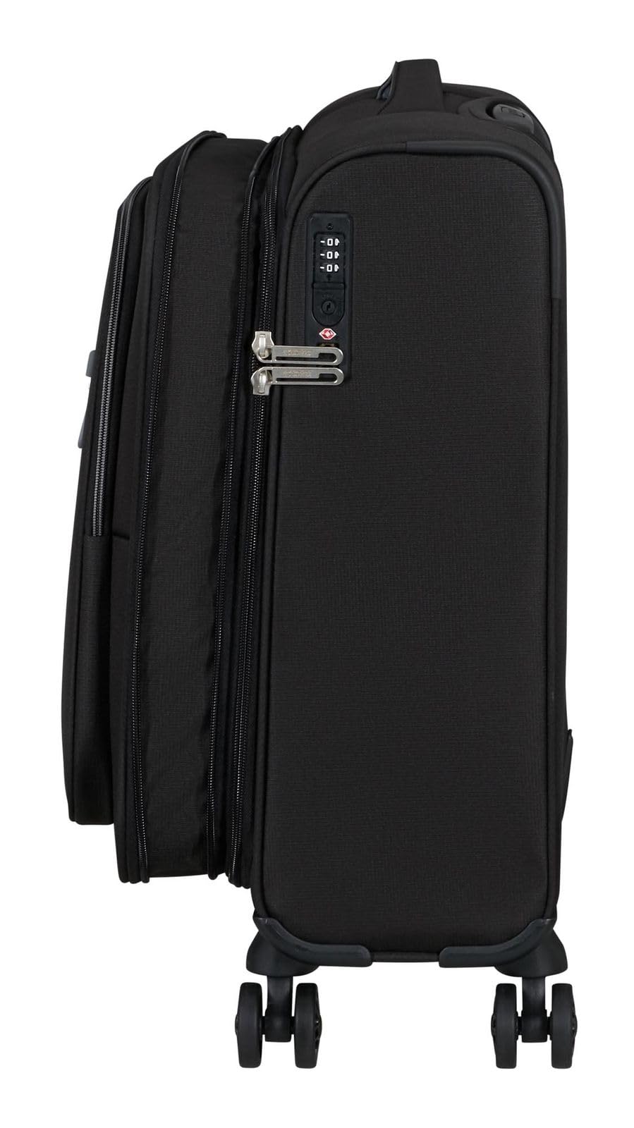 American Tourister Trolley Cloudrider Spinner Exp. TSA Jet Black Negro 55cm