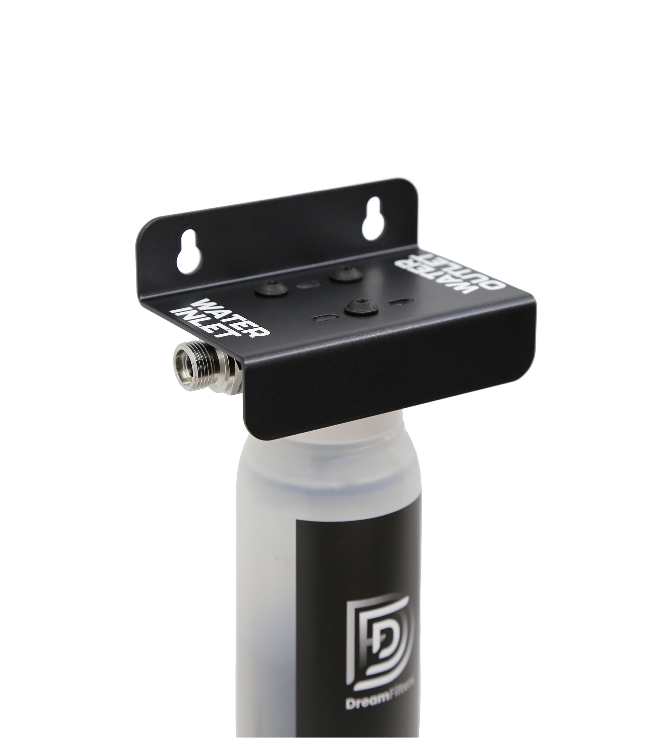 AquaUno Untertisch-Wasserfilter. Aktivkohlefilter für Küchenarmatur inkl. 3/8" Panzerschläuche. Wasserfilter für Wohnmobil oder Food track - Kapazität: 30.000 Liter.