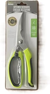 Ergonomic Heavy Duty Kitchen Scissors - Perfect for Cutting Chicken Bones, Fish & Fresh Herbs with Non-Slip Handles