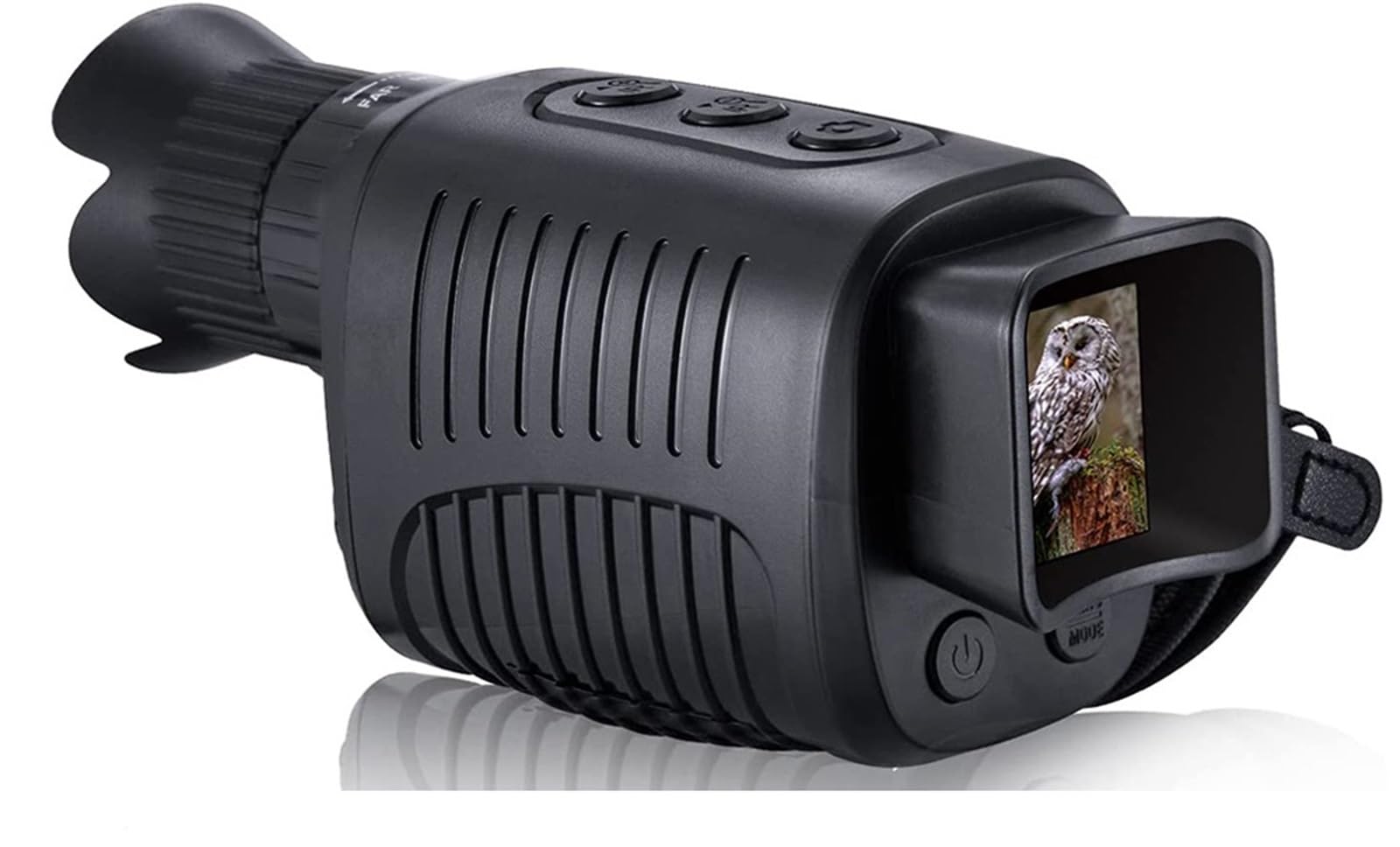 Noktowizory, Monokularowy noktowizor 1080P HD Podczerwień 5x Zoom cyfrowy Teleskop myśliwski Na zewnątrz Dzień Noc Podwójne zastosowanie 100% ciemność 300m