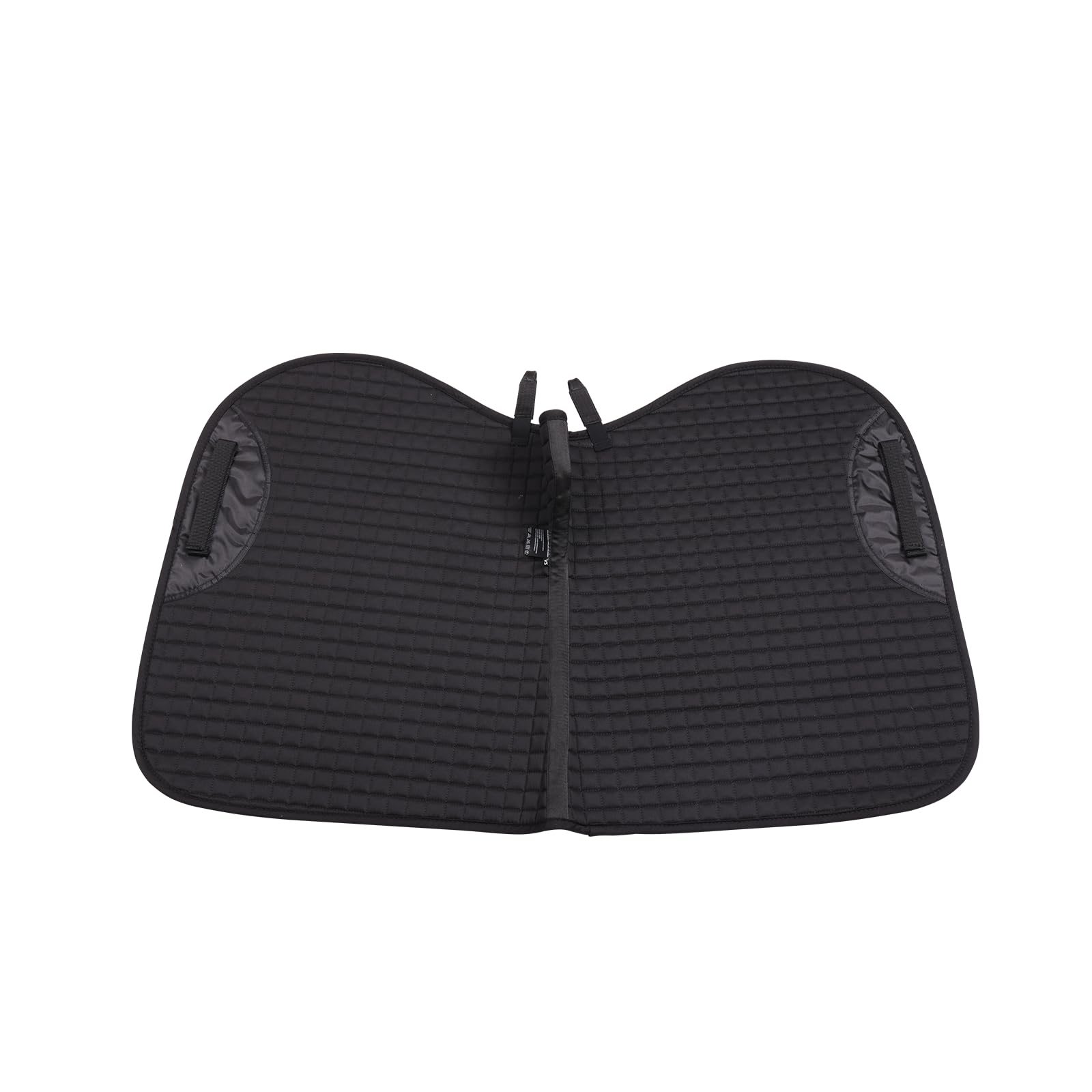 Tapis de selle de saut anglais GP universel en coton noir VSS