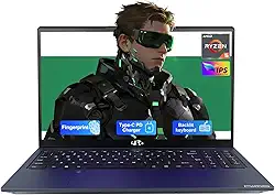 NIMO 15.6'' IPS FHD-Laptop, 16GB RAM 1TB SSD Ryzen 5(Beat i5-1135G7, 4 Cores Up to 3.7GHz) Student Computer with 65W Type-C, 2 Years Warranty, Fingerprint, Backlit Keyboard, BT5.2, Numpad