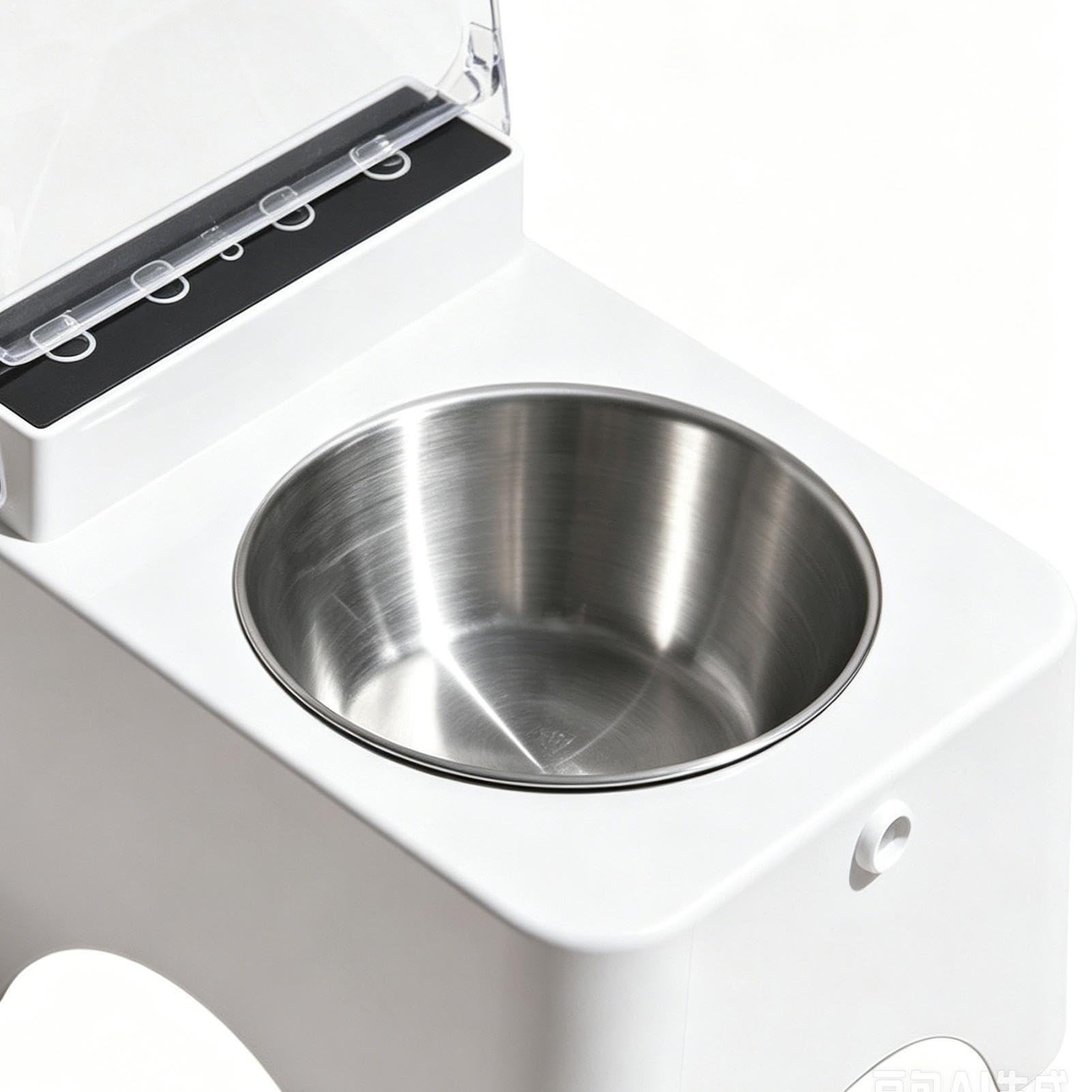 Gamelles En Acier Inoxydable Pour Chiens Station D'Alimentation À Couvercle | Plat de Nourriture pour Chat Pour Chatons, Animaux, Appartement, Intérieur, Maison, Cuisine, Ext