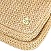 Haytijoe Faux Straw Crossbody Bags for Women Small Summer Purse RFID Woven Phone Bag Travel Beach Hawaiian Essentials Gifts(Khaki)