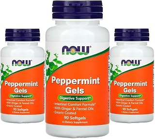 QCYDOBRASIL Géis de Hortelã Pimenta Peppermint 90Softgels 3 unidades Produto Importado