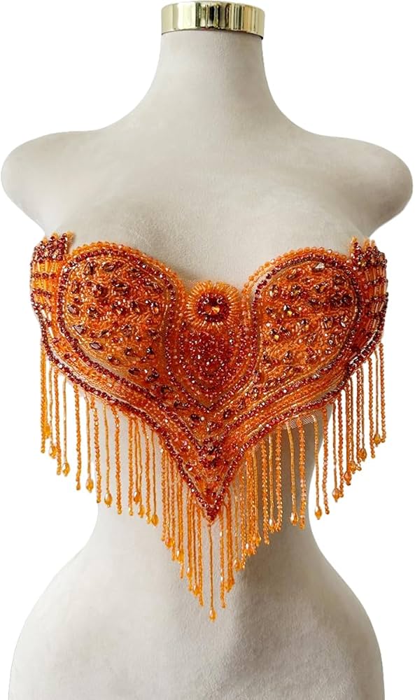 Amazon.com: Akiko.CC Unique Design Pure Handsewing Beads Applique sew on Rhinestones Crystal Tassel Patches Trimming for Wedding Party Evening Dress Accessories 18X12inches (Orange) : Arts, Crafts & Sewing Amazon.com: Akiko.CC Unique Design Pure Handsewing Beads Applique sew on Rhinestones Crystal Tassel Patches Trimming for Wedding Party Evening Dress Accessories 18X12inches (Orange) : Arts, Crafts & Sewing