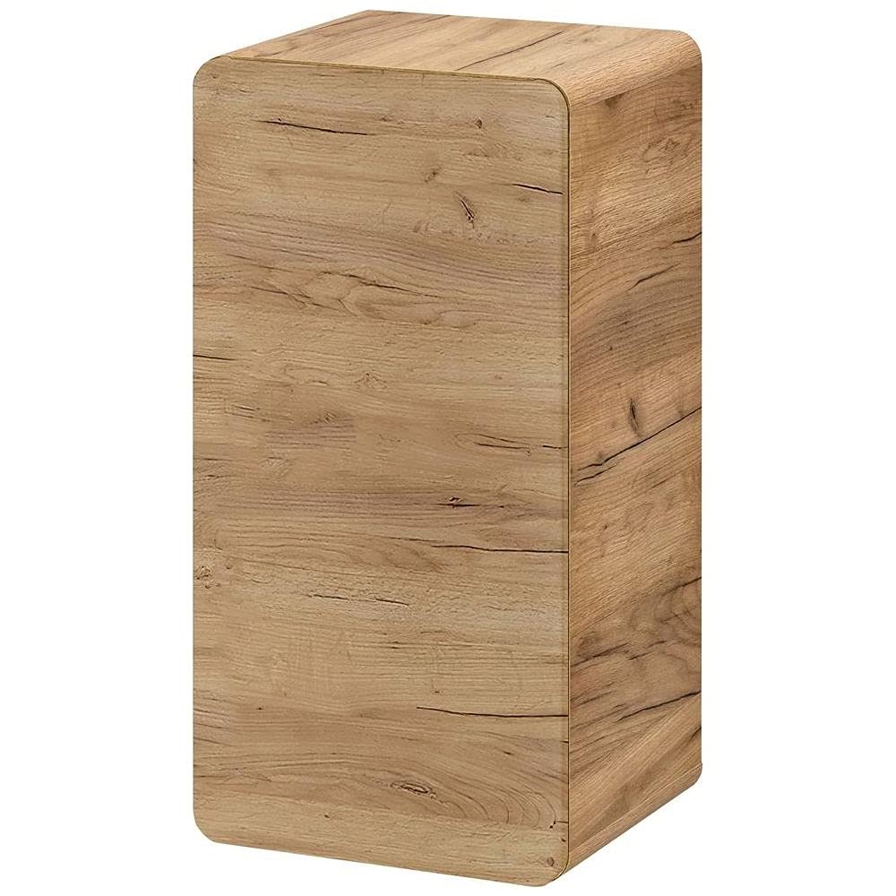 Lomadox Armadietto da bagno sospeso, Wotaneiche Nb, 1 anta, larghezza x altezza x profondità: 35 x 75 x 32 cm