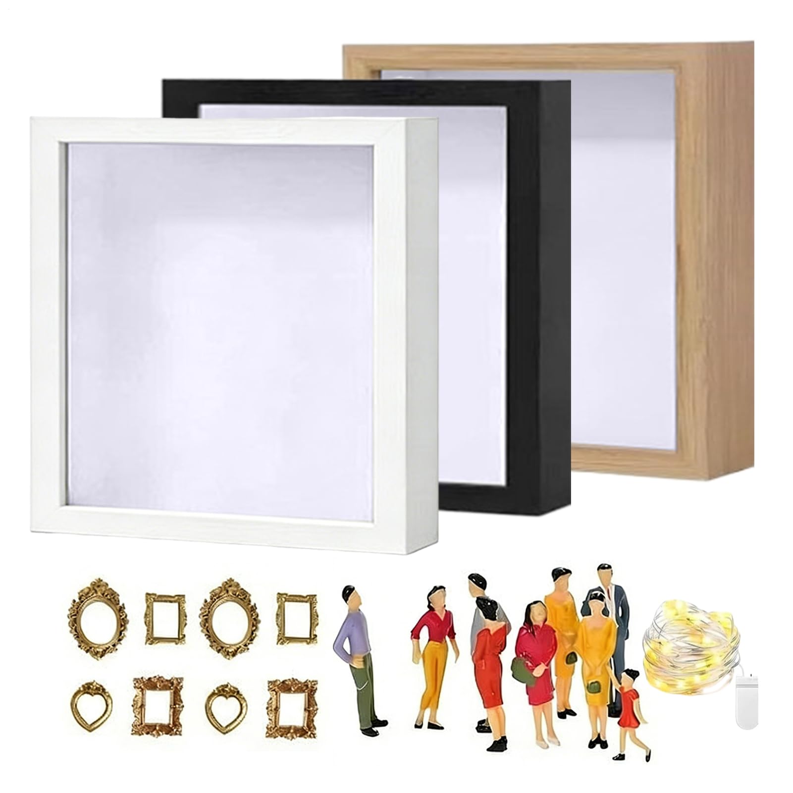 Cadre photo vitrine profond pour protéger vos figurines miniatures