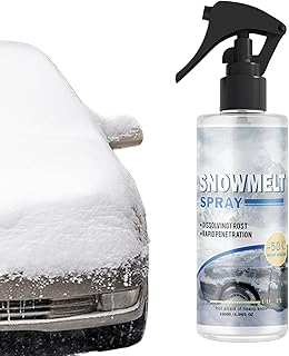 Winter Windshield Washer Fluid | Anti-Freeze Ice Melting 100ml | Snow Remover for Cars | for Winter Frost Ice Window Outdoor Refrigerator Freezer Outside