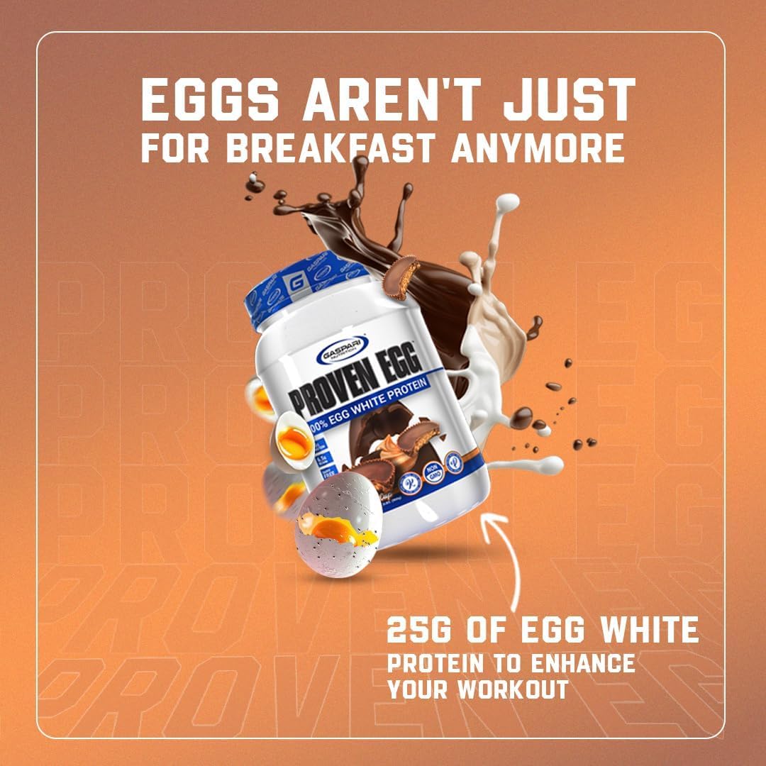 Gaspari Nutrition Proven Egg White Protein Powder, 25g Unflavored Protein Powder, 100% Egg White Protein, Dairy Free, Keto Friendly, Lactose Free, Soy Free (1lb, Unflavored) — Amazon image 6