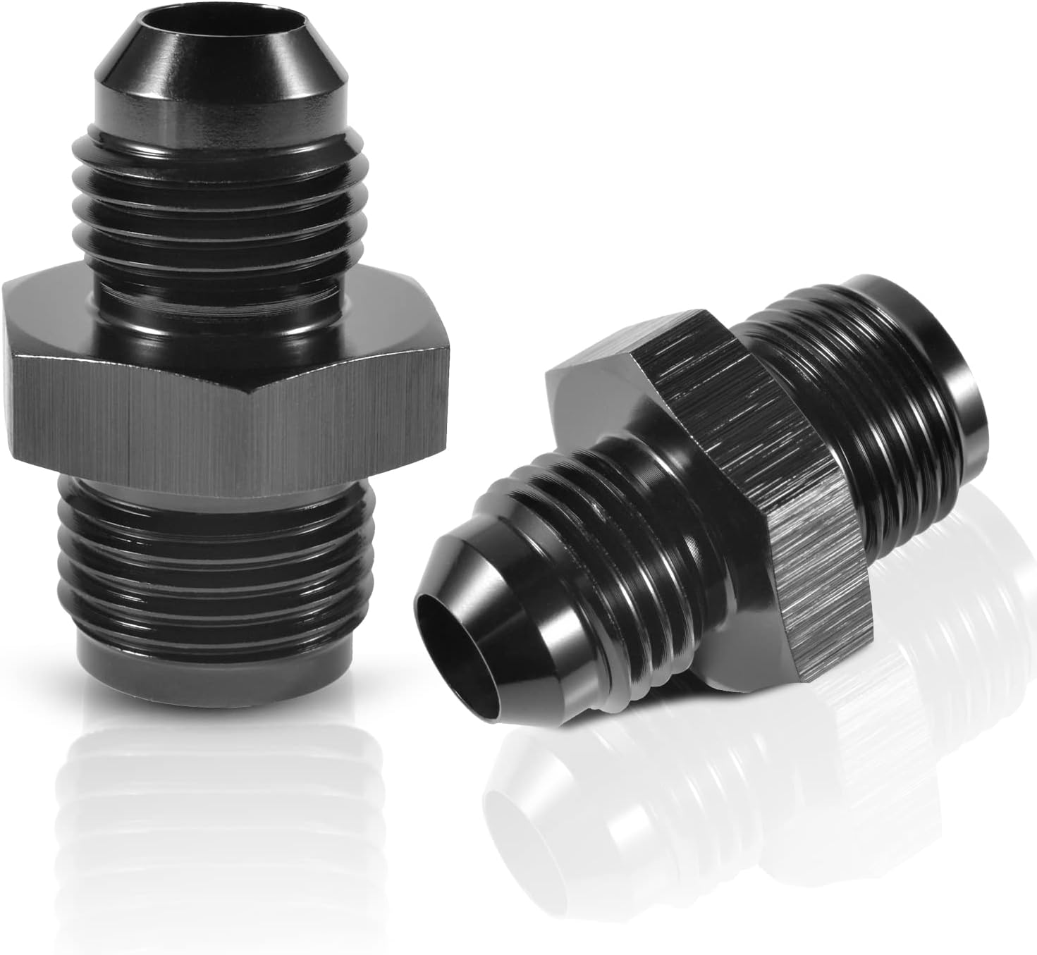 6AN Male to 5/8 x 18 Inverted Flare Thread Adapter Fittings