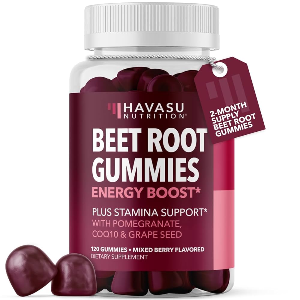Amazon.com: Beet Root Gummies with COQ10 & Pomegranate