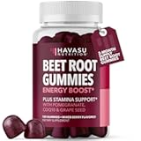 Beet Root Gummies with COQ10 & Pomegranate - Nitric Oxide Supplement for Men and Women - Beetroot for Endurance, Performance, Recovery - Vegan, Non-GMO, Gluten Free - Mixed Berry Flavor, 120 Count