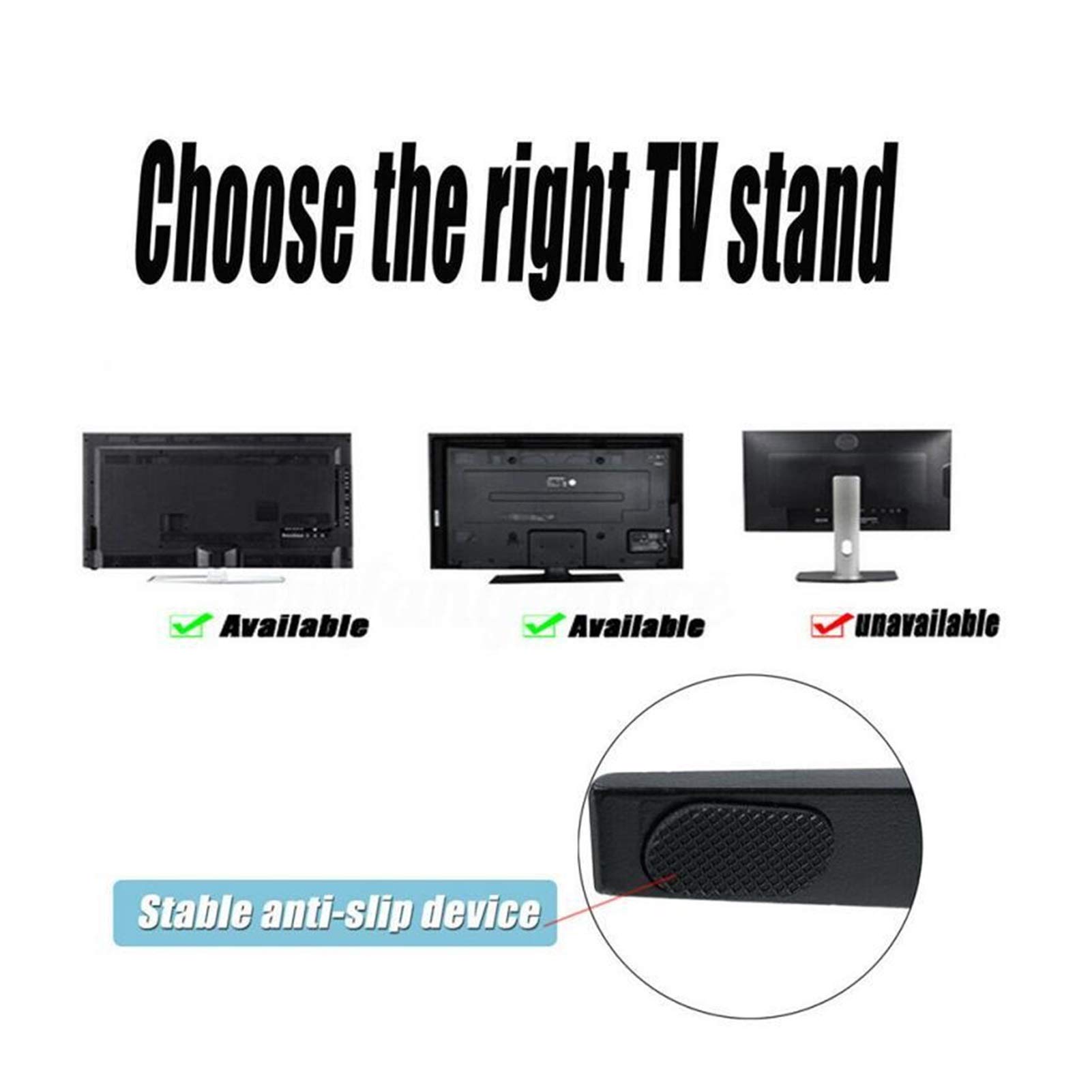 Amazon | Tcl、テレビスタンドのためのシャープのための台座の高