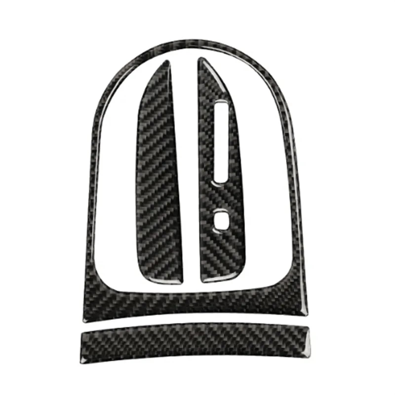 Car Gear Shift Panel Cover Trim Sticker Set Carbon Fiber Look Interior Parts,Fit For Ford, Mustang 2015-2020 غطاء لوحة ناقل الحركة لوحدة التحكم