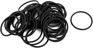 Aexit 40Pcs 29mm Electrical equipment x 1.9mm Rubber O-rings NBR Heat Resistant Sealing Ring Grommets Black